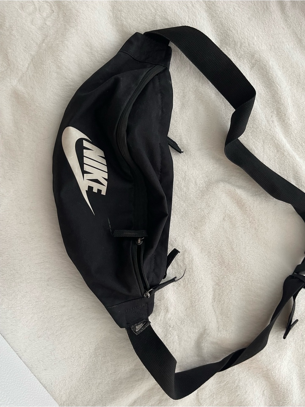 Nike Black and White Logo Waist Pack